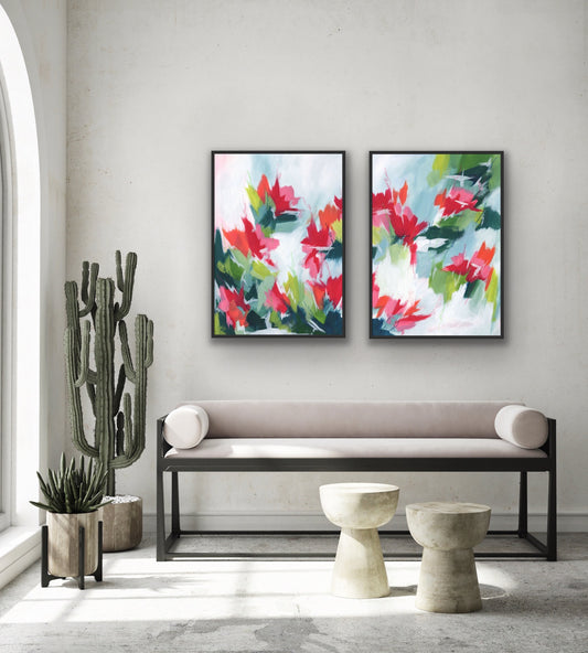 Waterlilies Diptych Art Prints
