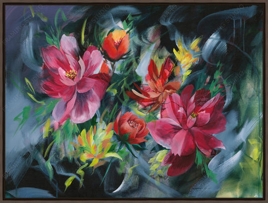 Peony in Bloom Canvas Print