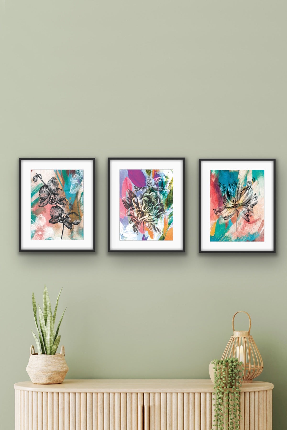 Orchid Mounted and Framed Print