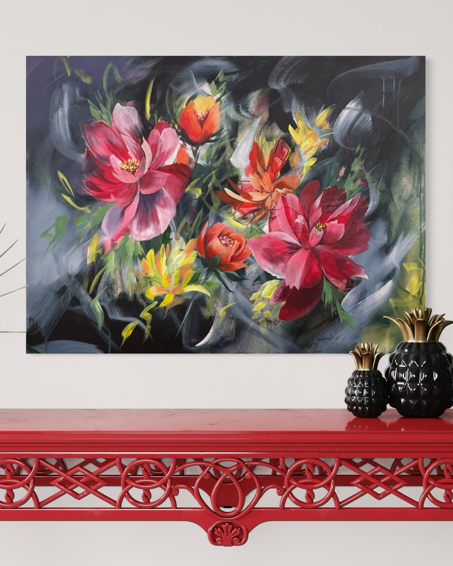 Peony in Bloom Canvas Print