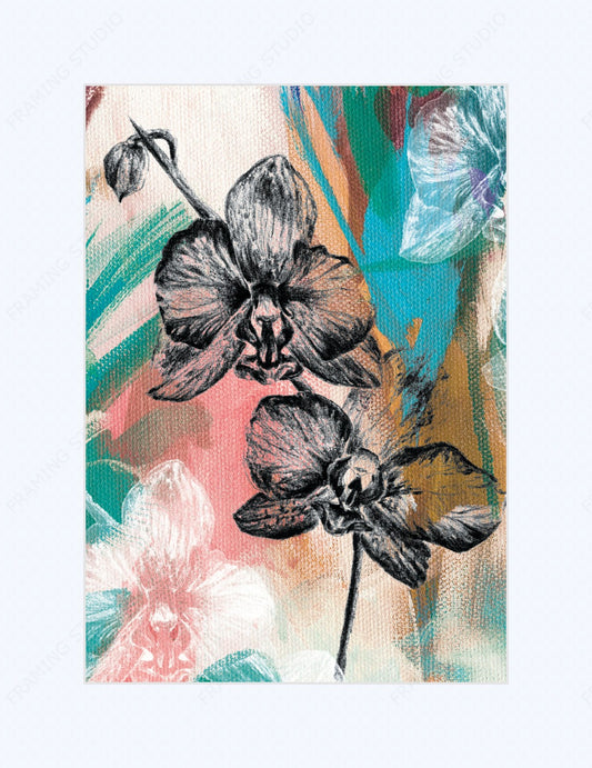 Orchid Mounted Print