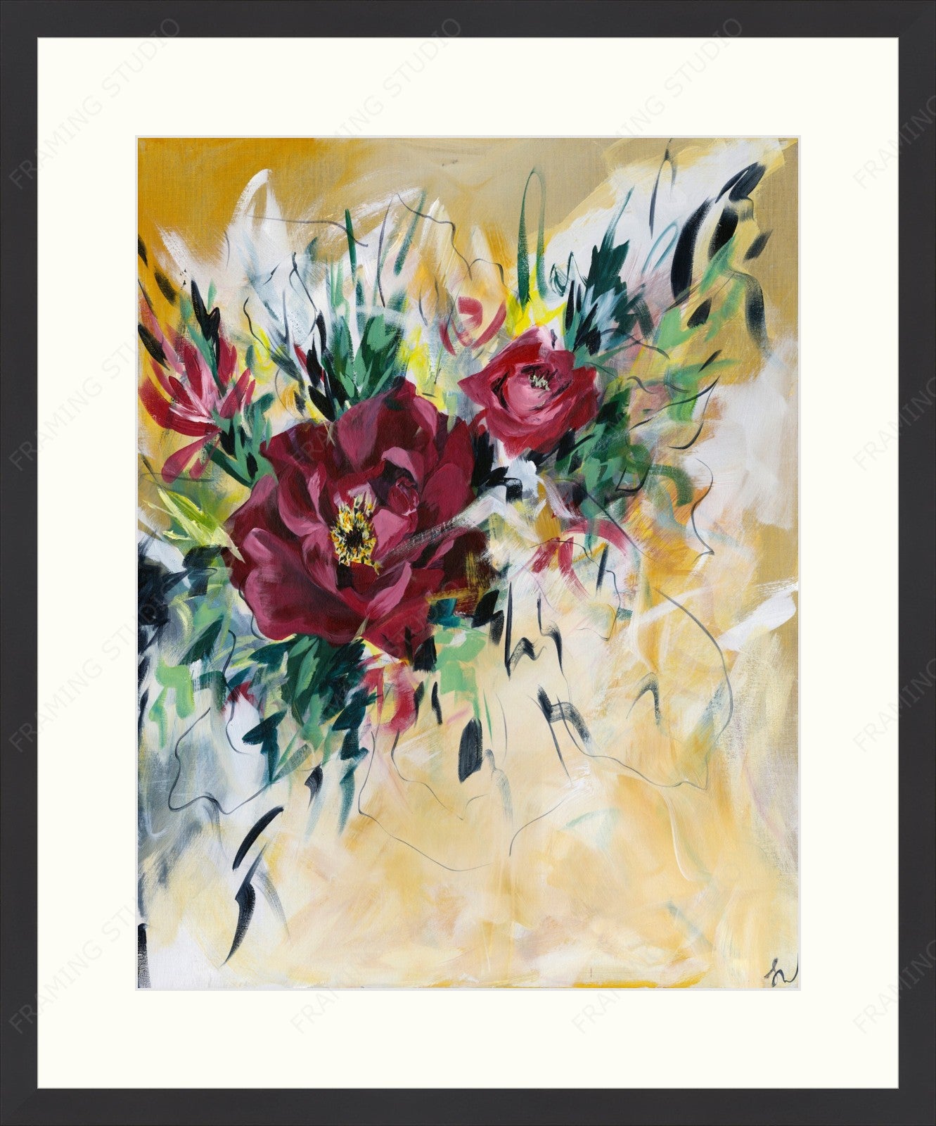 Rose Garden Mounted Print